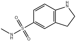 2,3-DIHYDRO-1H-INDOLE-5-SULFONIC ACID METHYLAMIDE Struktur