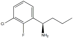 (1R)-1-(3-CHLORO-2-FLUOROPHENYL)BUTYLAMINE Struktur