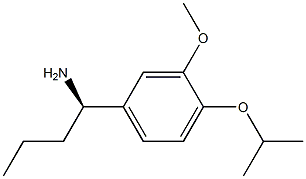 (1R)-1-[3-METHOXY-4-(METHYLETHOXY)PHENYL]BUTYLAMINE Struktur