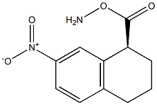 (1S)-1-AMINO-7-NITRO-1,2,3,4-TETRAHYDRONAPHTHALENECARBOXYLIC ACID Struktur