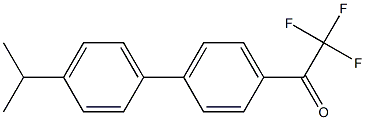 4'-(4-ISOPROPYLPHENYL)-2,2,2-TRIFLUOROACETOPHENONE Struktur