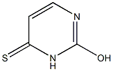 2-HYDROXY-4-THIOPYRIMIDINE Struktur