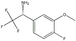 (1R)-2,2,2-TRIFLUORO-1-(4-FLUORO-3-METHOXYPHENYL)ETHYLAMINE Struktur