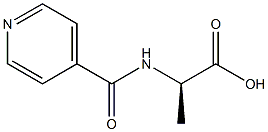 (2R)-2-(ISONICOTINOYLAMINO)PROPANOIC ACID Struktur