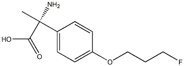 (2R)-2-AMINO-2-[4-(3-FLUOROPROPOXY)PHENYL]PROPANOIC ACID Struktur