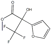 METHYL 3,3,3-TRIFLUORO-2-(2-FURYL)-2-(HYDROXY)PROPANOATE Struktur