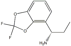 (1S)-1-(2,2-DIFLUOROBENZO[D]1,3-DIOXOLEN-4-YL)PROPYLAMINE Struktur