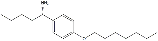 (1S)-1-(4-HEPTYLOXYPHENYL)PENTYLAMINE Struktur