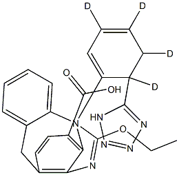 CANDESARTAN-D4 Struktur