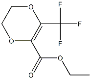 ETHYL 5,6-DIHYDRO-2-TRIFLUOROMETHYL-1,4-DIOXIN-3-CARBOXYLATE Struktur