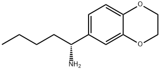 1-(2H,3H-BENZO[3,4-E]1,4-DIOXIN-6-YL)(1R)PENTYLAMINE Struktur