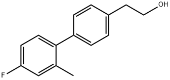 4-(4-FLUORO-2-METHYLPHENYL)PHENETHYL ALCOHOL Struktur