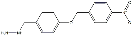 [4-(4-NITROBENZYLOXY)-BENZYL]-HYDRAZINE Struktur