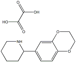 2-(2,3-DIHYDRO-1,4-BENZODIOXIN-6-YL)PIPERIDINE OXALATE Struktur