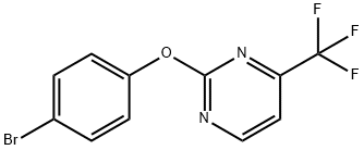 2-(4-BROMOPHENOXY)-4-(TRIFLUOROMETHYL)PYRIMIDINE Struktur