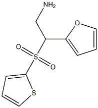 2-FURAN-2-YL-2-(THIOPHENE-2-SULFONYL)-ETHYLAMINE Struktur