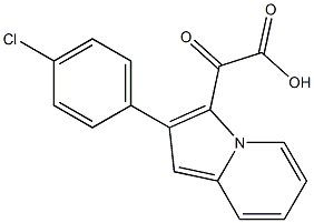 [2-(4-CHLOROPHENYL)-3-INDOLIZINYL](OXO)ACETIC ACID Struktur