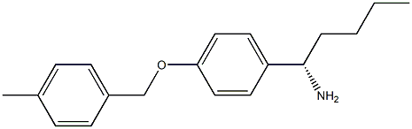 (1S)-1-(4-[(4-METHYLPHENYL)METHOXY]PHENYL)PENTYLAMINE Struktur