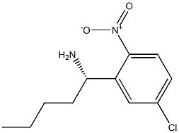 (1S)-1-(5-CHLORO-2-NITROPHENYL)PENTYLAMINE Struktur