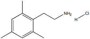 2,4,6-TRIMETHYLBENZENEETHANAMINE HYDROCHLORIDE Struktur