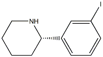 (S)-2-(3-IODOPHENYL)PIPERIDINE Struktur