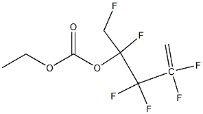 2,2,3,3,4,5-HEXAFLUOROPENTENE-4-CARBONIC ACID ETHYL ESTER Struktur