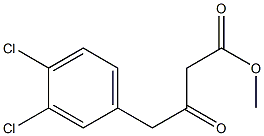 4-(3,4-DICHLORO-PHENYL)-3-OXO-BUTYRIC ACID METHYL ESTER Struktur