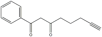 1-PHENYLOCT-7-YNE-1,3-DIONE Struktur