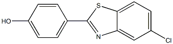 4-(5-CHLORO-1,3-BENZOTHIAZOL-2-YL)PHENOL Struktur