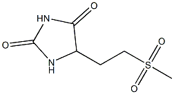 5-[2-(METHYLSULFONYL)ETHYL]IMIDAZOLIDINE-2,4-DIONE Struktur