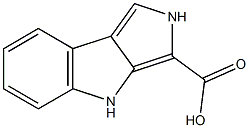 2,8-DIHYDRO-2,8-DIAZA-CYCLOPENTA[A]INDENE-1-CARBOXYLIC ACID Struktur