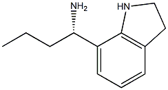 (1S)-1-INDOLIN-7-YLBUTYLAMINE Struktur