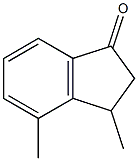 3,4-DIMETHYL-1-INDANONE Struktur