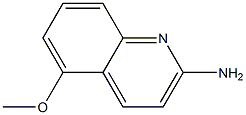 5-METHOXYQUINOLIN-2-AMINE Struktur