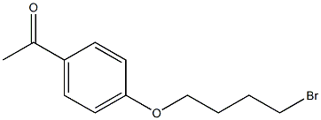 1-[4-(4-BROMO-BUTOXY)-PHENYL]-ETHANONE Struktur