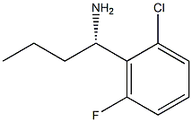 (1S)-1-(2-CHLORO-6-FLUOROPHENYL)BUTYLAMINE Struktur