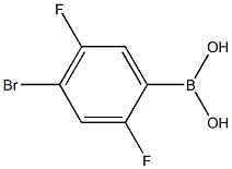 4-BROMO-2,5-DIFLUOROBENZENEBORONIC ACID Struktur