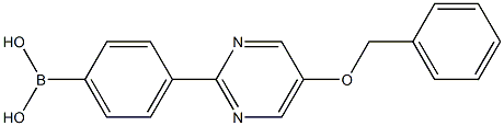 4-(5-BENZYLOXYPYRIMID-2-YL)PHENYLBORONIC ACID Struktur