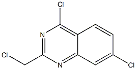 4,7-DICHLORO-2-CHLOROMETHYLQUINAZOLINE Struktur