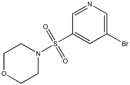 4-(5-BROMOPYRIDIN-3-YLSULFONYL)MORPHOLINE Struktur