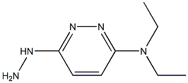 N,N-DIETHYL-6-HYDRAZINOPYRIDAZIN-3-AMINE Struktur