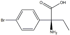 (2S)-2-AMINO-2-(4-BROMOPHENYL)BUTANOIC ACID Struktur