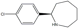 (R)-2-(4-CHLOROPHENYL)AZEPANE Struktur