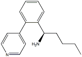 (1R)-1-(2-(4-PYRIDYL)PHENYL)PENTYLAMINE Struktur