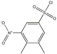 3,4-DIMETHYL-5-NITROBENZENESULFONYL CHLORIDE Struktur