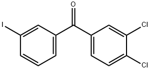 3,4-DICHLORO-3'-IODOBENZOPHENONE Struktur