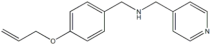 N-(4-(ALLYLOXY)BENZYL)-N-(PYRIDIN-4-YLMETHYL)AMINE Struktur