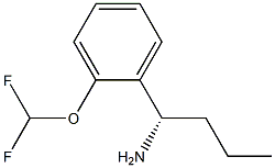 (1S)-1-[2-(DIFLUOROMETHOXY)PHENYL]BUTYLAMINE Struktur