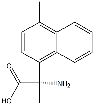 (2S)-2-AMINO-2-(4-METHYLNAPHTHYL)PROPANOIC ACID Struktur