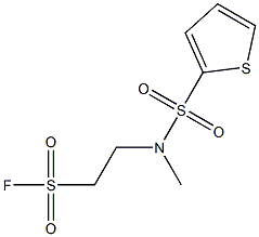 2-[METHYL(THIEN-2-YLSULFONYL)AMINO]ETHANESULFONYL FLUORIDE Struktur